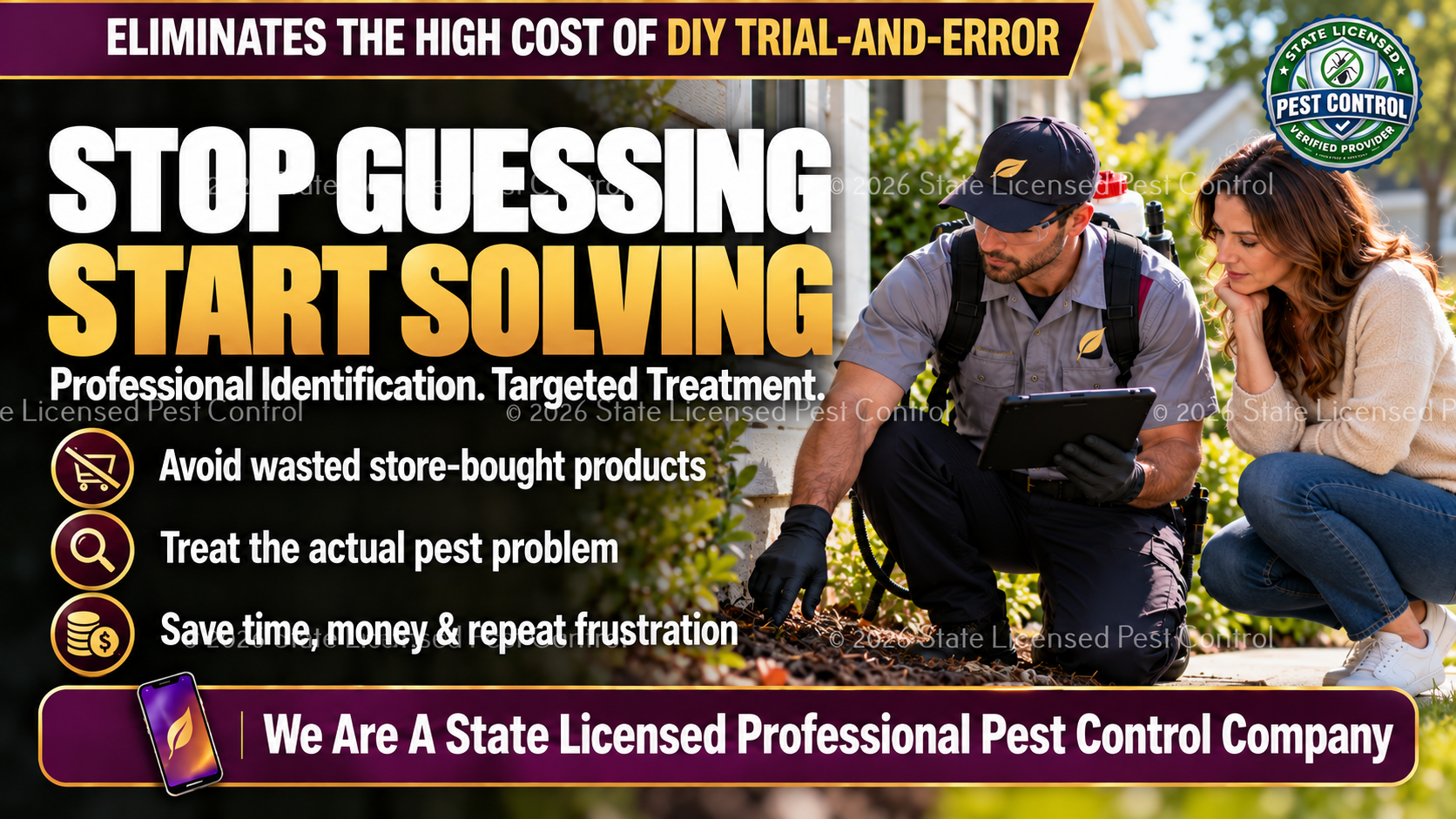 Professional pest control helps homeowners avoid costly DIY trial and error with proper identification and targeted treatment